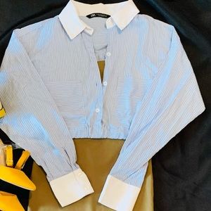 Zara button up shirt